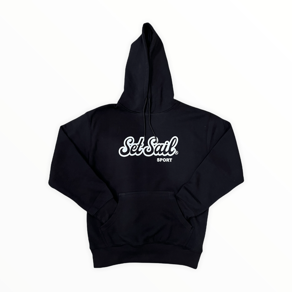 
                  
                    Black Living The Life Hoodie - SET SAIL APPAREL
                  
                