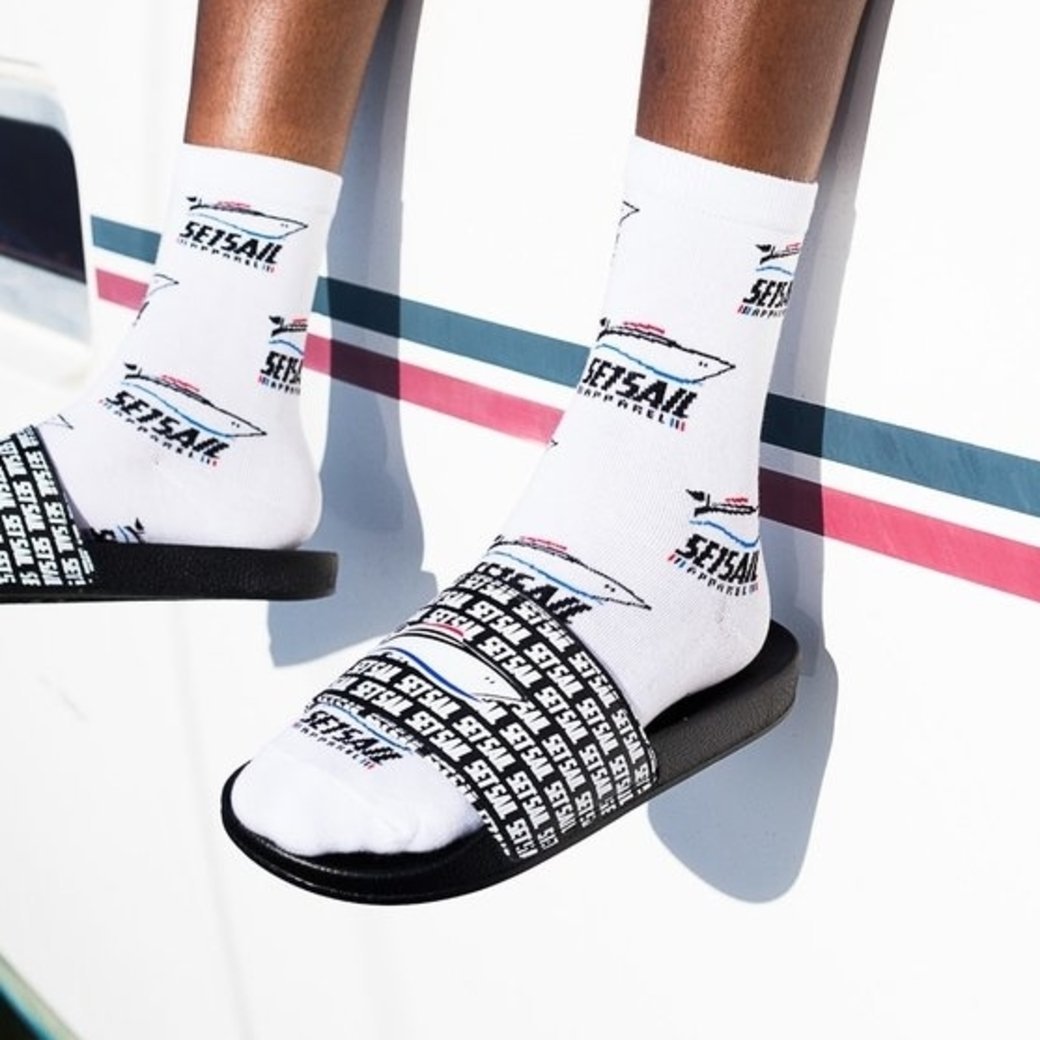 
                  
                    Black Set Sail Slides - SET SAIL APPAREL
                  
                