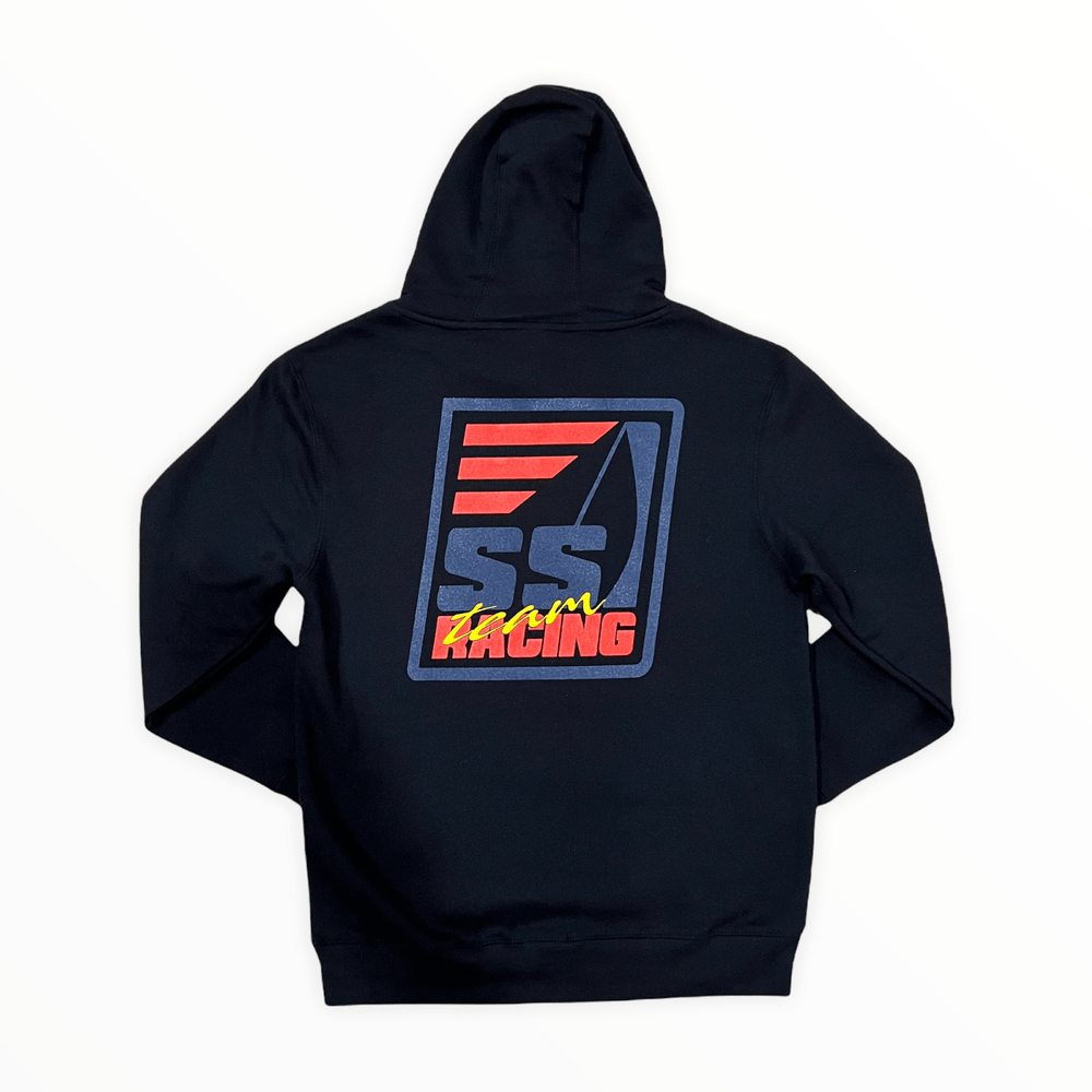 Black Team Racing Hoodie - SET SAIL APPAREL
