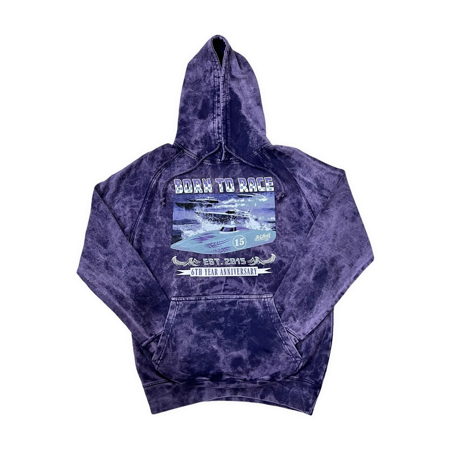 
                  
                    'Born To Race' Set Sail Anniversary Hoodie - SET SAIL APPAREL
                  
                