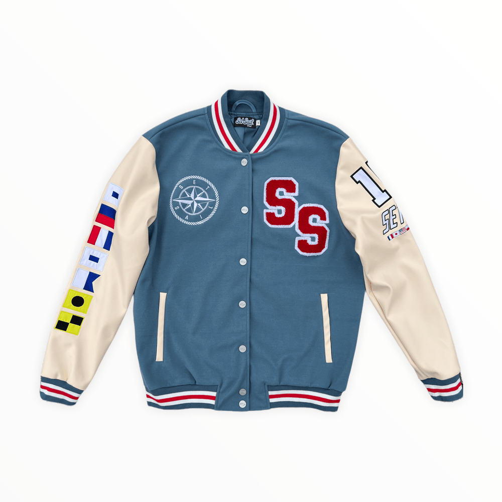 Compass Letterman Jacket - SET SAIL APPAREL