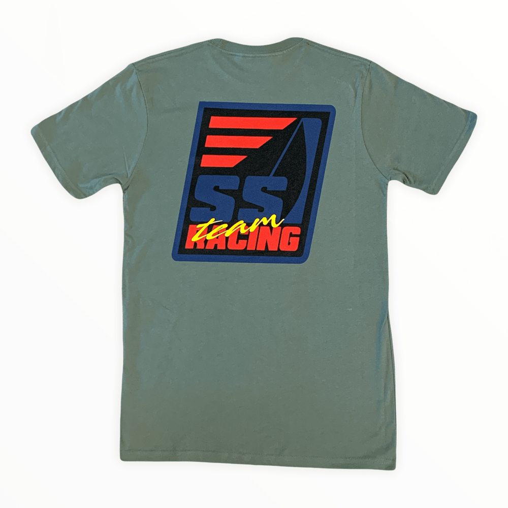Sage Green Team Racing Tee - SET SAIL APPAREL