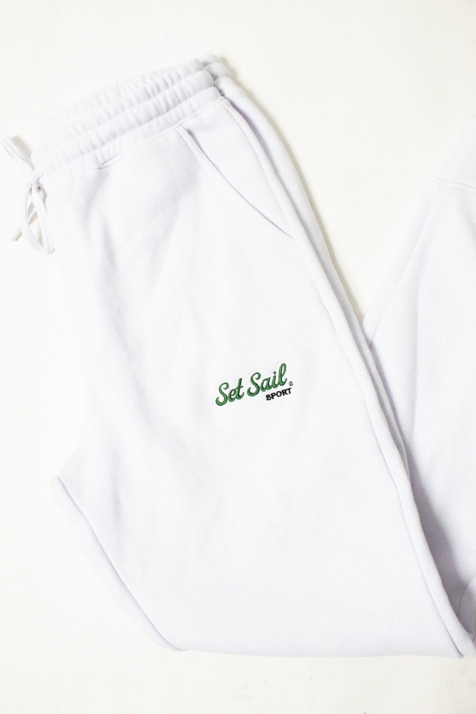
                  
                    Set Sail Sport White Drawstring Joggers - SET SAIL APPAREL
                  
                
