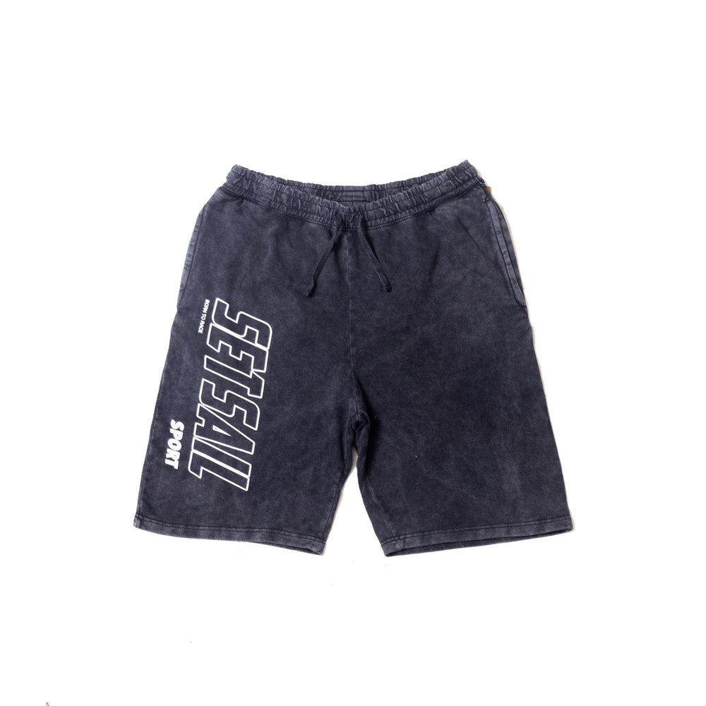 
                  
                    Vintage Black Logo Branded Shorts - SET SAIL APPAREL
                  
                