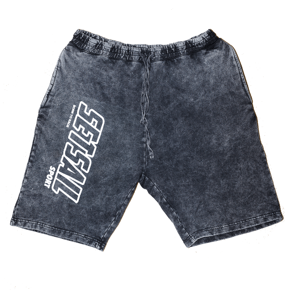 
                  
                    Vintage Black Logo Branded Shorts - SET SAIL APPAREL
                  
                